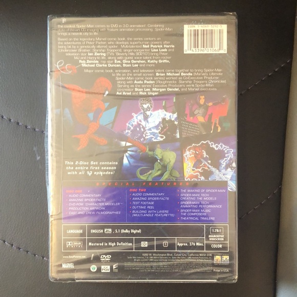 NEW special edition Marvel Spider-man DVD, the new animated series, 2 Discs - Picture 3 of 3